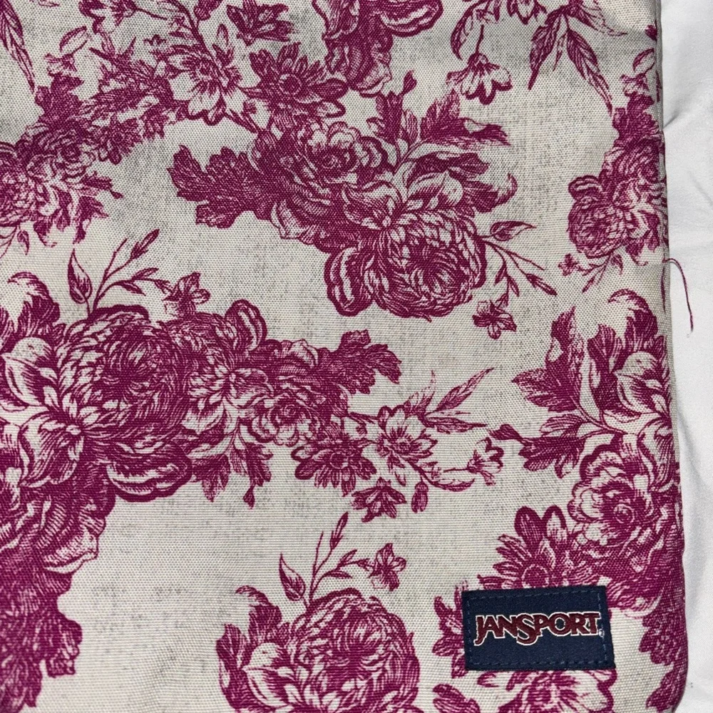 Jansport Pink Floral Laptop Sleeve
